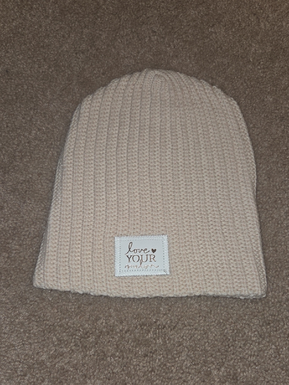 Cozy Cream Knit Beanie - Love Your Melon